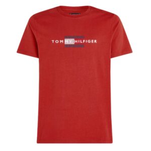 T-shirt Tommy Hilfiger con ricamo bandiera