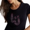 T-shirt Liu Jo con logo e strass