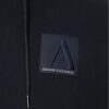 Felpa Armani Exchange con cappuccio a line in cotone organico