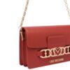 Borsa Love Moschino heart chain a spalla
