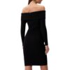 Mini abito Guess in maglia spalle scoperte