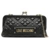 Borsa Love Moschino clunch trapuntata logo