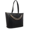 Borsa Pollini grained shopping logo