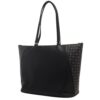 Borsa Pollini grained shopping logo