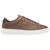 Sneakers Hugo Boss stringate in pelle lucida con logo
