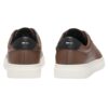 Sneakers Hugo Boss stringate in pelle lucida con logo