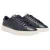 Sneakers Hugo Boss stringate in pelle lucida con logo
