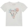 T-shirt Guess logo triangolo floreale