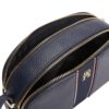 Borsa Tommy Hilfiger camera bag con finitura zigrinata