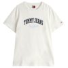 T-shirt Tommy Jeans varsity slim fit con logo