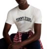 T-shirt Tommy Jeans varsity slim fit con logo