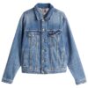 Giacca Tommy Jeans trucker in jeans
