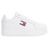 Sneakers Tommy Jeans in pelle con suola alta