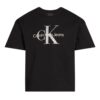 T-shirt Calvin Klein logo glitter manica corta