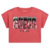 T-shirt Guess con logo di paillettes