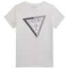 T-shirt Guess logo triangolo con paillettes