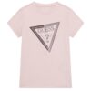 T-shirt Guess logo triangolo con paillettes