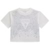T-shirt Guess con strass all over