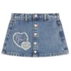 Gonna Jeans Guess con patch cuore