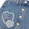 Gonna Jeans Guess con patch cuore
