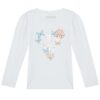 T-shirt Guess logo triangolo manica lunga
