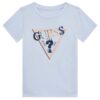 T-shirt guess logo triangolo a manica corta