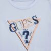 T-shirt guess logo triangolo a manica corta