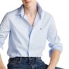 Camicetta Tommy Hilfiger flex slim fit in popeline