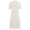 Abito Guess in maglia a costine con colletto polo