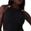 Crop top Guess con dettagli cut-out