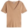 T-shirt Tommy Hilfiger slim fit con scollatura a V