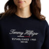Felpa Tommy Hilfiger con logo in corsivo