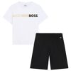 Set Hugo Boss junior maniche corte e pantaloncini