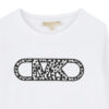 T-shirt Michael Kors junior logo centrale