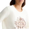 Felpa Liu Jo con logo animalier e strass