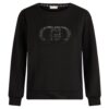 Felpa Liu Jo con logo e strass