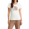 T-shirt Liu Jo con logo animalier e strass