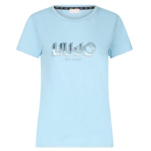 T-shirt Liu Jo con logo e strass