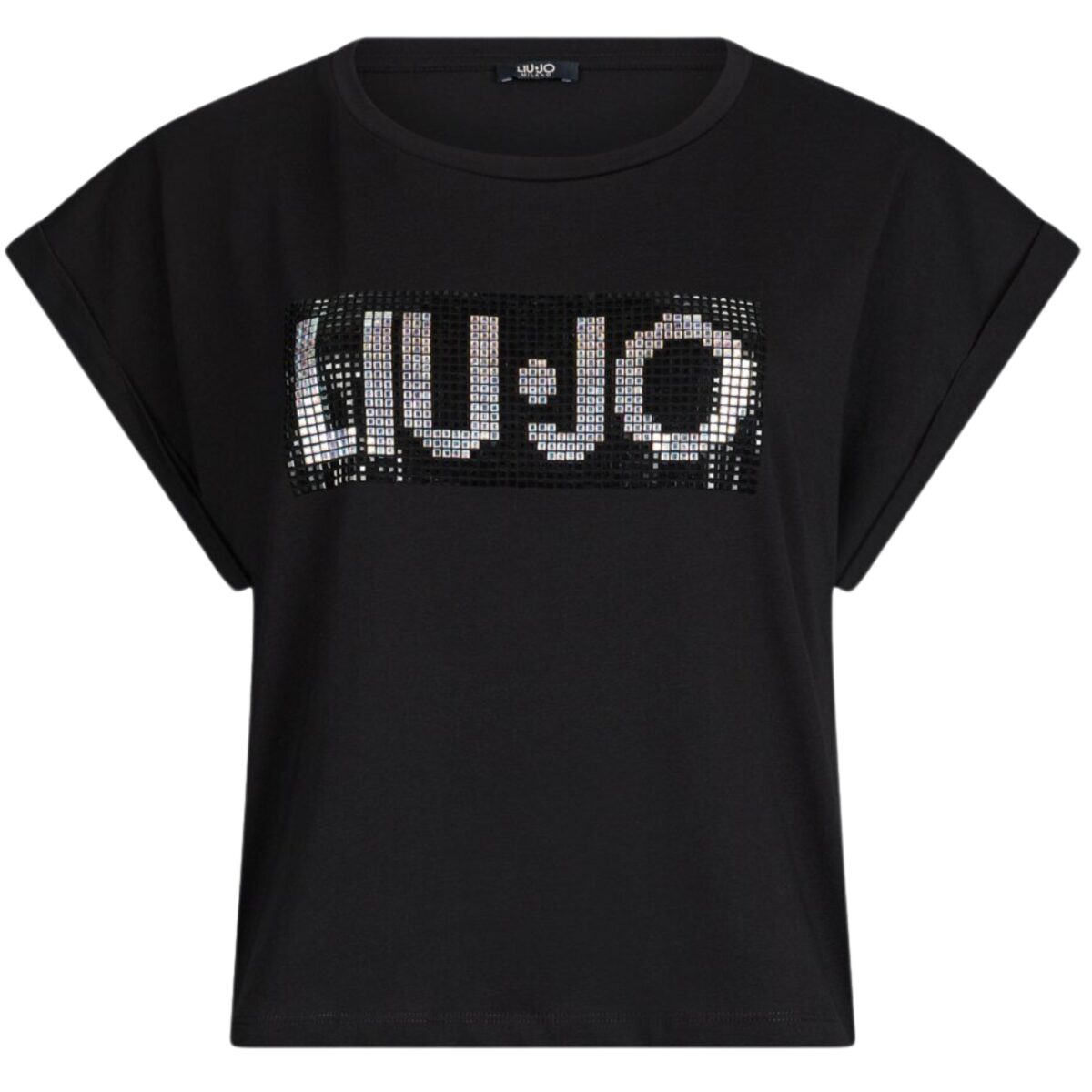 T-shirt Liu Jo con logo e strass