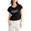 T-shirt Liu Jo con logo e strass