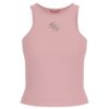 Canotta Guess a costine logo 4g strass