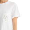T-shirt Liu Jo con taschino strass e perle