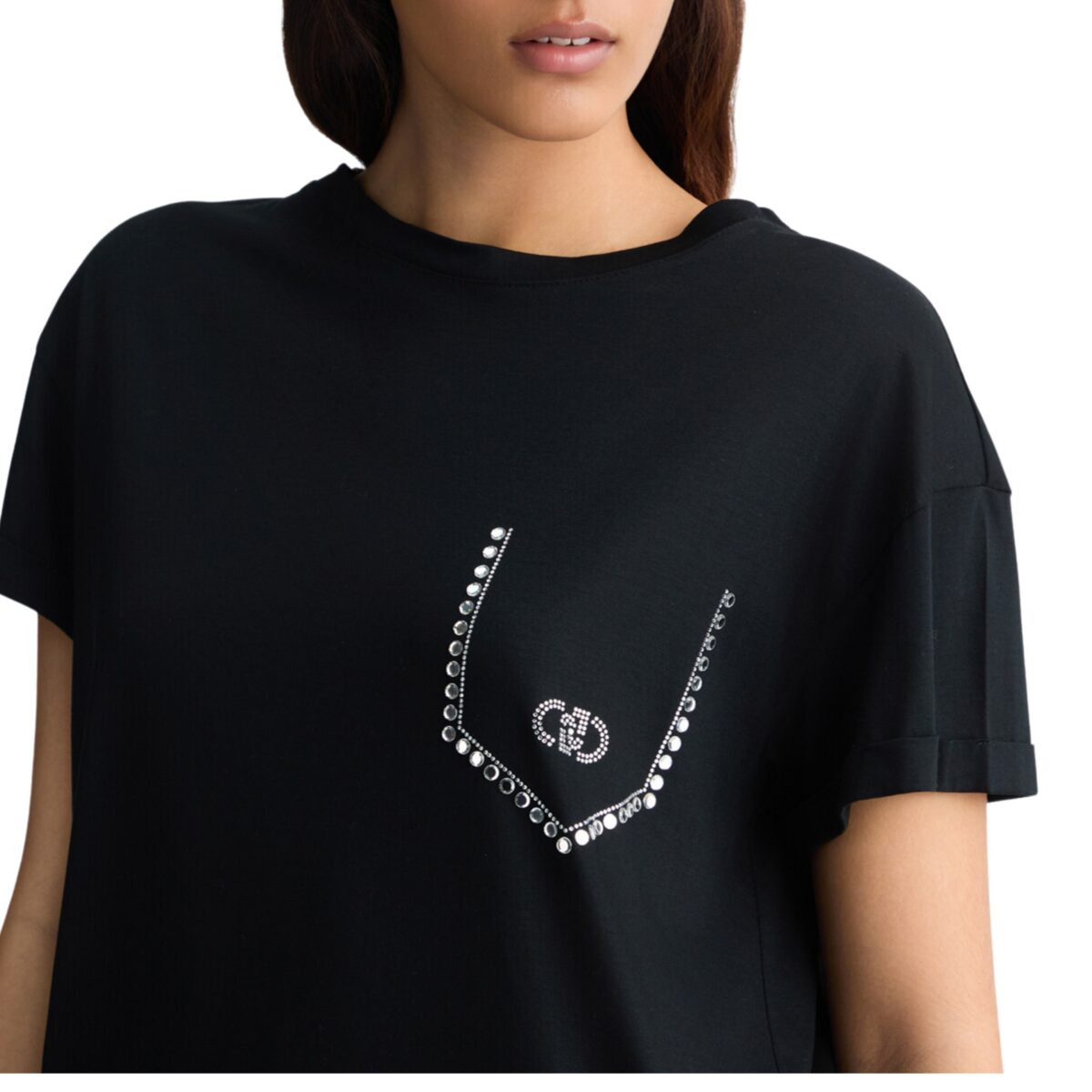 T-shirt Liu Jo con strass