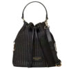 Borsa Twinset a secchiello ‘Grace’ effetto paglia
