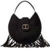Borsa Twinset Milano hobo grande tonda in crochet