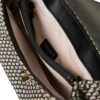 Borsa Twinset top handle in canvas effetto rete