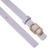 Cintura Twinset Milano sottile reversibile in pelle