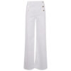 Jeans Twinset Milano wide leg fit con bottini oval t