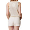 Top Twinset Milano in maglia con patch ricamato
