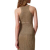 Top Twinset Milano in maglia con lurex e cintura